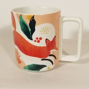 Starbucks Red Fox Mug Ceramic (12 oz) 2019 Holiday Christmas